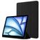 Mobigear Tri-Fold Gel Coque iPad Air 11 Pouces (2024) Etui en TPU,Similicuir + Porte-crayon - Noir