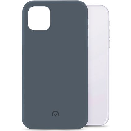 Mobilize Rubber Gelly Coque iPhone 11 Coque arrière en TPU Souple - Matt Blue