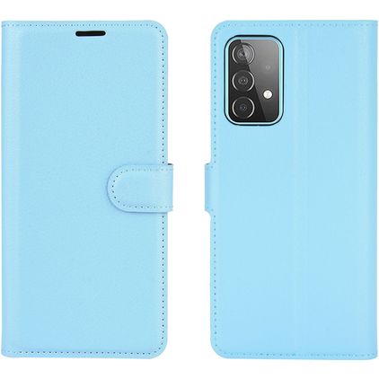 Mobigear Classic Housse Samsung Galaxy A52s 5G Etui Porte-Monnaie - Bleu