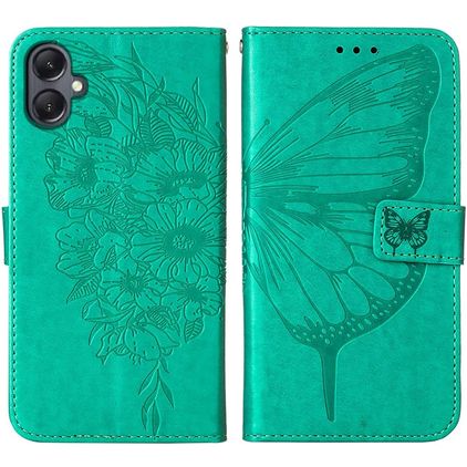 Mobigear Butterfly Housse Samsung Galaxy A05 Etui Porte-Monnaie - Vert