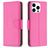 Mobigear Excellent Housse iPhone 16 Pro Etui Porte-Monnaie - Magenta