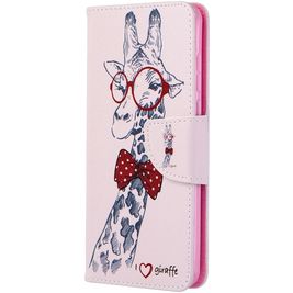 Mobigear Design Housse Huawei P40 Etui Porte-Monnaie - Girafe