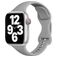 Mobigear Sport Slim Bracelet Silicone Apple Watch Fermeture à clou et passant - 42/41/40/38 mm - Gris