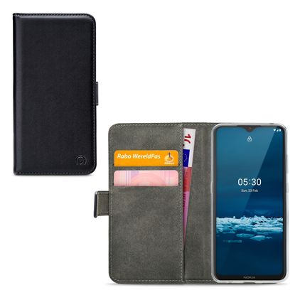 Mobilize Classic Gelly Wallet Housse Nokia 5.3 Etui Porte-Monnaie - Noir