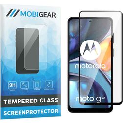 Mobigear Premium Motorola Moto G22 Verre trempé Protection d'écran - Compatible Coque - Noir