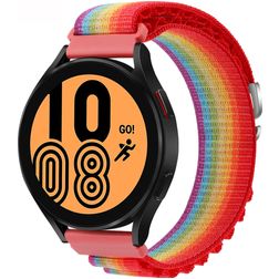 Mobigear Alpine Bracelet Nylon pour Smartwatch Fermeture boucle ardillon - 22 mm - Colorful