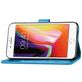 Mobigear Clover Housse iPhone 7 Etui Porte-Monnaie - Bleu