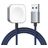 Mobigear USB-A Magnetic - Chargeur Apple Watch 1 mètre 3W 0.6A - Bleu
