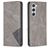 Mobigear Rhombus Slim Housse Samsung Galaxy S25 Etui - Gris