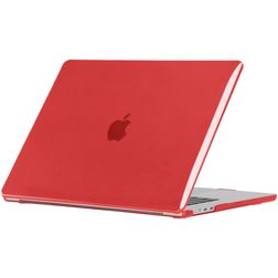 Mobigear Crystal Case MacBook Air 13 Pouces (2022-2026) Coque - Rouge - Model A2681 / A3113 / A3240 / A3449