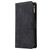 Mobigear Zipper Housse Samsung Galaxy S10 Lite Etui Porte-Monnaie - Noir