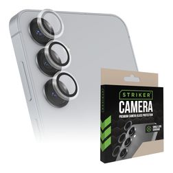Striker Single Lens Samsung Galaxy A37 Verre trempé Protection Objectif Caméra - Compatible Coque - Noir