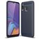 Mobigear Brushed Slim Coque Samsung Galaxy A40 Coque arrière en TPU Souple - Bleu Marin