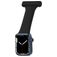 Mobigear Clip Bracelet pour infirmière Apple Watch Épingle - 49/46/45/44 mm - Noir