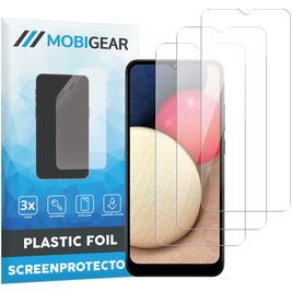 Mobigear Samsung Galaxy A02s Protection d'écran Film - Compatible Coque (Lot de 3)