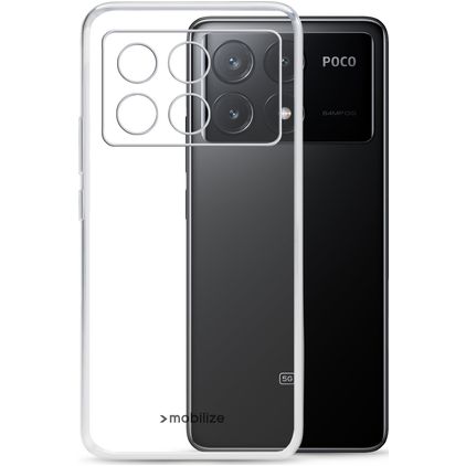 Mobilize Gelly Transparent POCO X6 Pro TPU souple Coque arrière - Transparent