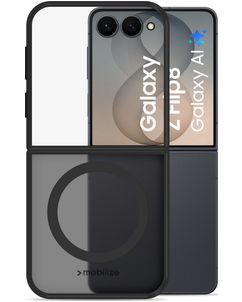 Mobilize Hybrid Coque Samsung Galaxy Z Flip 8 MagSafe Coque arrière Rigide Anti-Chocs - Noir