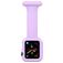 Mobigear Clip Case Bracelet pour infirmière Apple Watch Épingle - 46/45/44 mm - Violet