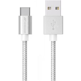 Mobigear Nylon - Câble USB-A vers USB-C 1 mètre - Blanc