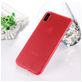 Mobigear Ultra Slim Coque iPhone XS Coque arrière Rigide Extra-fin - Rouge