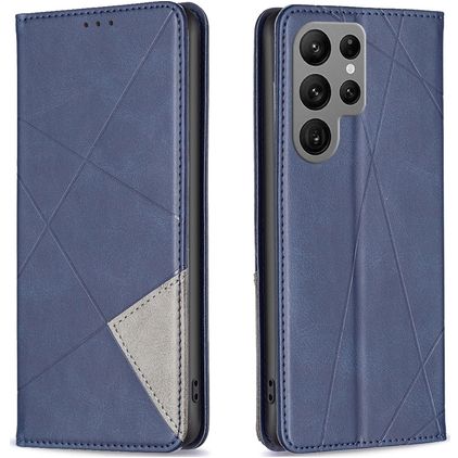 Mobigear Rhombus Slim Housse Samsung Galaxy S24 Ultra Etui - Bleu