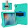 Mobigear Ruggedized Coque iPad 5 (2017) Coque arrière en EVA + Support Amovible - Vert