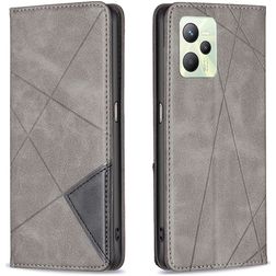Mobigear Rhombus Slim Housse Realme C35 Etui - Gris