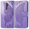 Mobigear Butterfly OPPO A5 (2020) Étui Portefeuille - Violet