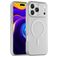 Mobigear Shockproof Coque iPhone 17 Pro Max MagSafe Coque arrière Rigide - Blanc
