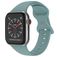 Mobigear Sport Dual Bracelet Silicone Apple Watch Fermeture à clou et passant - 49/46/45/44 mm - Vert pastel
