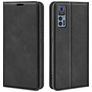 Mobigear Retro Slim Housse TCL 30 Etui Porte-Monnaie - Noir