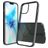 Mobigear Crystal iPhone 12 Pro Max Plastique rigide Coque arrière - Noir / Transparent