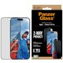 PanzerGlass Ultra-Wide Fit Privacy iPhone 17 Verre trempé Protection d'écran Confidentialité - Compatible Coque - Noir