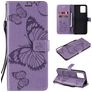 Mobigear Butterfly Housse Realme 8 Etui Porte-Monnaie - Violet