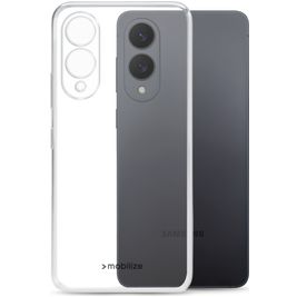 Mobilize Gelly Case Coque Transparente Samsung Galaxy S25 Edge Coque arrière en TPU Souple - Transparent