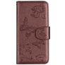 Mobigear Butterfly Housse Xiaomi Mi 8 SE Etui Porte-Monnaie - Marron