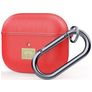 Mobigear Luxury Coque Apple AirPods 3 Coque en Silicone Souple - Rouge