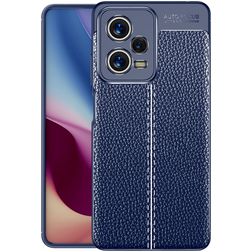 Mobigear Luxury POCO X5 Pro TPU souple Coque arrière - Bleu
