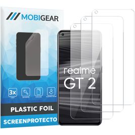 Mobigear Realme GT2 Protection d'écran Film - Compatible Coque (Lot de 3)
