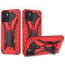 Mobigear Armor Stand Coque Samsung Galaxy A03 Coque arrière Rigide Anti-Chocs avec Support Amovible - Rouge
