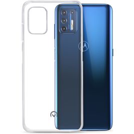 Mobilize Gelly Coque Transparente Motorola Moto G9 Plus Coque arrière en TPU Souple - Transparent