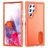 Mobigear Rugged Stand Coque Samsung Galaxy S23 Ultra Coque arrière Rigide Anti-Chocs avec Support Amovible - Orange