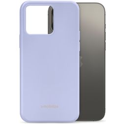 Mobilize Rubber Gelly Coque iPhone 13 Pro Max Coque arrière en TPU Souple - Pastel Purple