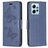 Mobigear Butterfly Housse Xiaomi Redmi Note 12 Etui Porte-Monnaie - Bleu