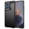 Mobigear Brushed Slim Coque Motorola Edge 60 Fusion Coque arrière en TPU Souple - Noir