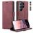 CaseMe 013 Housse Samsung Galaxy S26 Ultra Etui Porte-Monnaie - Rouge