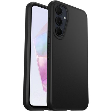 OtterBox React Samsung Galaxy A35 Plastique rigide Coque arrière Antichoc - Noir