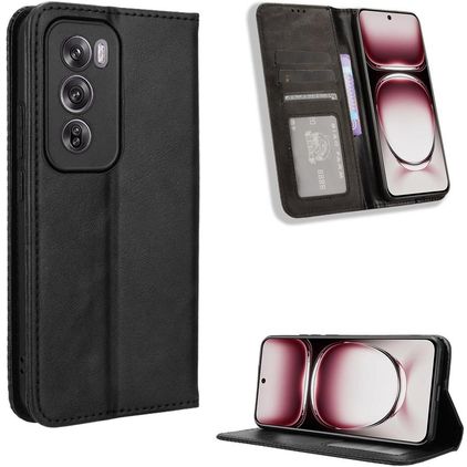 Mobigear Sensation Housse OPPO Reno 12 Pro Etui Porte-Monnaie - Noir