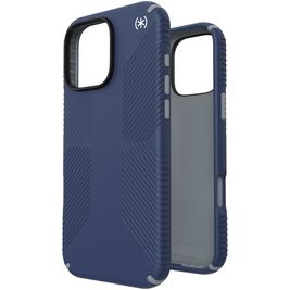 Speck Presidio2 Grip Coque iPhone 16 Pro Max Coque arrière Rigide Anti-Chocs - Coastal Blue