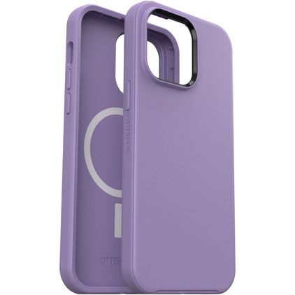 OtterBox Symmetry Coque iPhone 14 Pro Max MagSafe Coque arrière Rigide Anti-Chocs - Violet